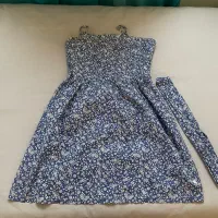 پیراهن طرح دار ابی زنانه ابر کرومبی