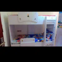 تخت دوطبقه کاملا سالم