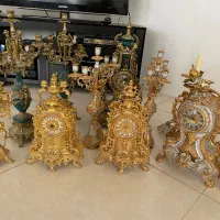 فروش و ‌‌خریدار لوستر برنزی اینه شمعدان ابکاری طلا|لوستر و چراغ آویز|تهران, تهرانپارس غربی|دیوار