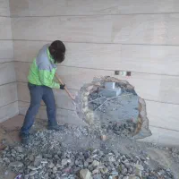 تخریب کاران اصولی ساختمان زنگان کلئ وجزی حمل نخاله