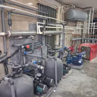 تاسیسات کامل ساختمان  و استخر متور خانه