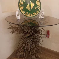 میز چوبی بدون شیشه