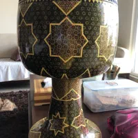 تنبک خاتم کاری شده صنایع دستی|سازهای سنتی|ساری, |دیوار