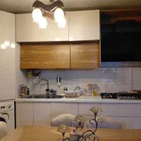 لوستر چوبی ۴شعله|لوستر و چراغ آویز|قزوین, |دیوار