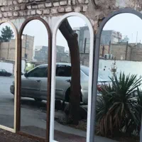 آینه قدی همه مدل چوبی و نئون دار