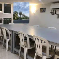 چهار عدد میز چوبی سفارشی کاملا سالم و محکم