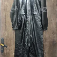 مانتو بلند چرم