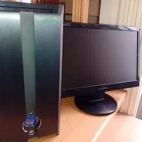 کیس ddr3 با مانیتور 20 رم 6 هارد 880 گرافیک GF 210