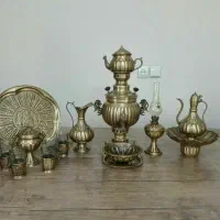 سماور زغالی برنجی|سماور، چای‌ساز، قهوه‌ساز|مشهد, سرافرازان|دیوار