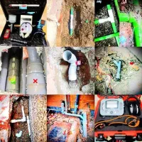 لوله کشی آب فاضلاب نشت یابی صوتی وتصویری تشخیص