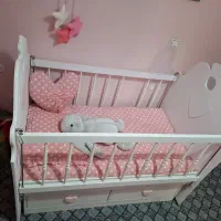 سرویس تخت و کمد و تشک برند بیبی شو