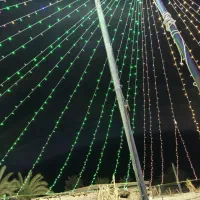 نور پردازی نخل|ریسه و چراغ تزئینی|بندرعباس, |دیوار