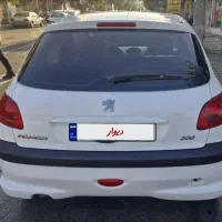 206مدل۹۶تیپ ۵بدون رنگ|خودرو سواری و وانت|رفسنجان, |دیوار