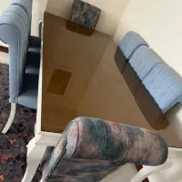 غذاخوری ۸نفره روکش پارچه|مبلمان خانگی و میز عسلی|هشتگرد, هشتگرد قدیم|دیوار