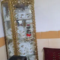 گنجه ساعت آینه کنسول برنج|بوفه، ویترین، کنسول|مشهد, کوی سیدی|دیوار