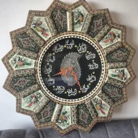 ساعت دیواری خاتم کاری