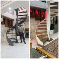 پله گرد فلزی پله پیچ پله معلق پله باکس پله مدرن|خدمات پیشه و مهارت|هشتگرد, طاووسیه|دیوار