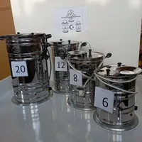 سماور گازی برقی استیل رویال برادران توحیدی تبریز