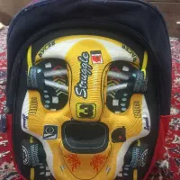 کیف مدرسه خارجی طرح برجسته ماشین