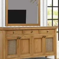 کنسول  و میز تلویزیون حصیری