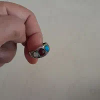 انگشتر نقره ۳نگین