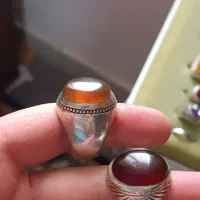 یک جعبه انگشتر نقره کهنه و جواهری کلکسیونی|جواهرات|گنبد کاووس, |دیوار