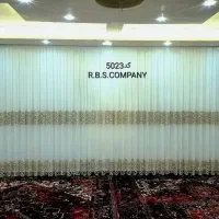 پرده پارچهای طرحدار سفید با اقساط ویژه|پرده، رانر، رومیزی|اهواز, کوی بشارت|دیوار