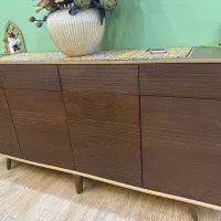 نیم ست راحتی در حد نو به همراه میز و کنسول|مبلمان خانگی و میز عسلی|کرج, مهرویلا شمالی|دیوار