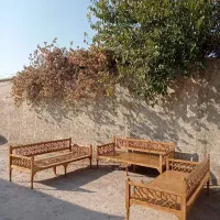 تخت نشیمن گره چینی تمام چوب روس درجه یک