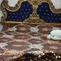 تخت دونفره چوب راش|تخت و سرویس خواب|تهران, ارم|دیوار