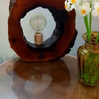 لوستر چوبی|لوستر و چراغ آویز|بومهن, |دیوار