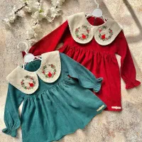 پیراهن یقه گلدوزی