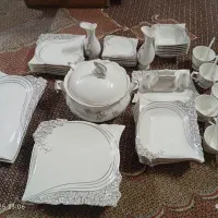 سرویس غذا خوری 6نفره چینی|ظروف سرو و پذیرایی|خمینی‌شهر, |دیوار