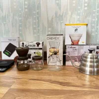 ابزار کامل دم آوری قهوه کمکس