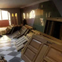 درب چوبی|مصالح و تجهیزات ساختمان|شیراز, ستارخان|دیوار