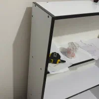 قفسه کتابخانه در حد نو تمام MDF
