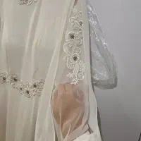 لباس مجلسی ترکمناسب عقدوبله برون جنس حریر و گیپور|لباس|تبریز, |دیوار