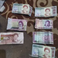 تعدادی سکه و اسکناس قدیمی|کلکسیون سکه، تمبر، اسکناس|صومعه‌سرا, |دیوار