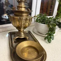 سماور زغالی روس