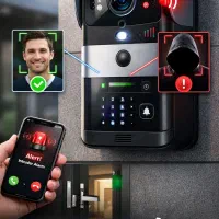 دوربین هوش مصنوعی در بازکن آدم شناس