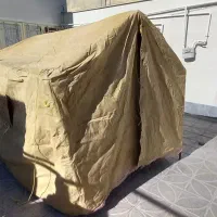 چادر برزنت دارای چارچوب فلزی|کوهنوردی و کمپینگ|فرخ‌شهر, |دیوار