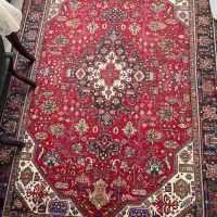 فرش دستبافت کارکرده -خاب رفته مناسب باغ و اتاق|فرش|ارومیه, |دیوار