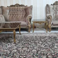 فروش مبل ۷نفره میزناهارخوری۶نفره همراه با جلو مبلی|مبلمان خانگی و میز عسلی|کرج, گلشهر|دیوار