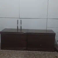 دو‌عدد پاتختی چوبی