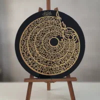 تابلوی رزینی چهار قل