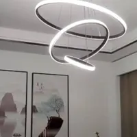 لوستر مدرن طرح سه دایره کهکشانی