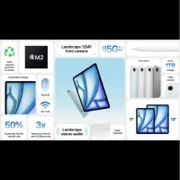 IPad Air 11inch M2 / ایپد ایر M2 (باطری 100%)|تبلت|تهران, مرزداران|دیوار