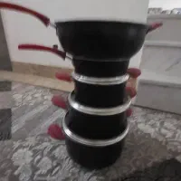سرویس قابلمه وماهی تابه چدن وتفلون
