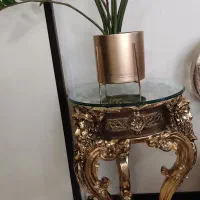 پایه بهمراه عقاب طلایی و میز کنار سالنی|مجسمه، تندیس، ماکت|تهران, باغ فیض|دیوار