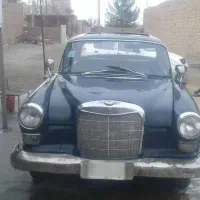 باسلام یک دستگاه بنز مدل ۱۹۰ ماشین ظمنا واشر زده